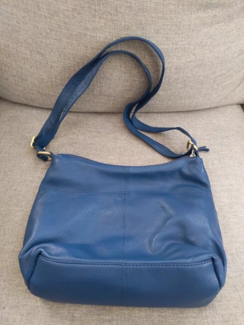 Great America Leather Works Blue Purse